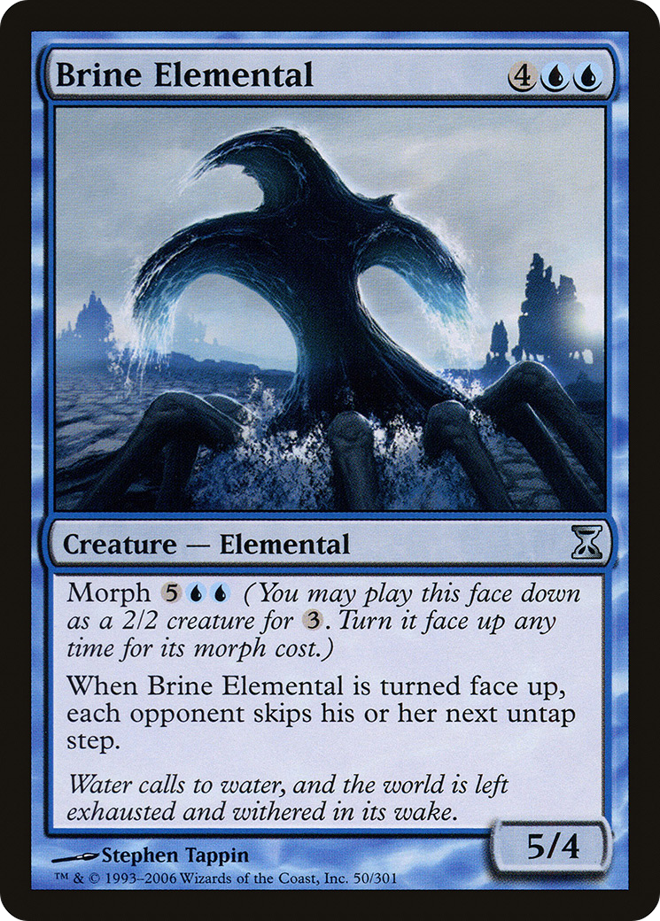 Brine Elemental (TSP-050) [Time Spiral] MTG Single Wizards of the Coast