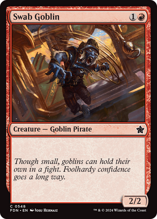 Swab Goblin (FDN-548) [Foundations] MTG Single Wizards of the Coast