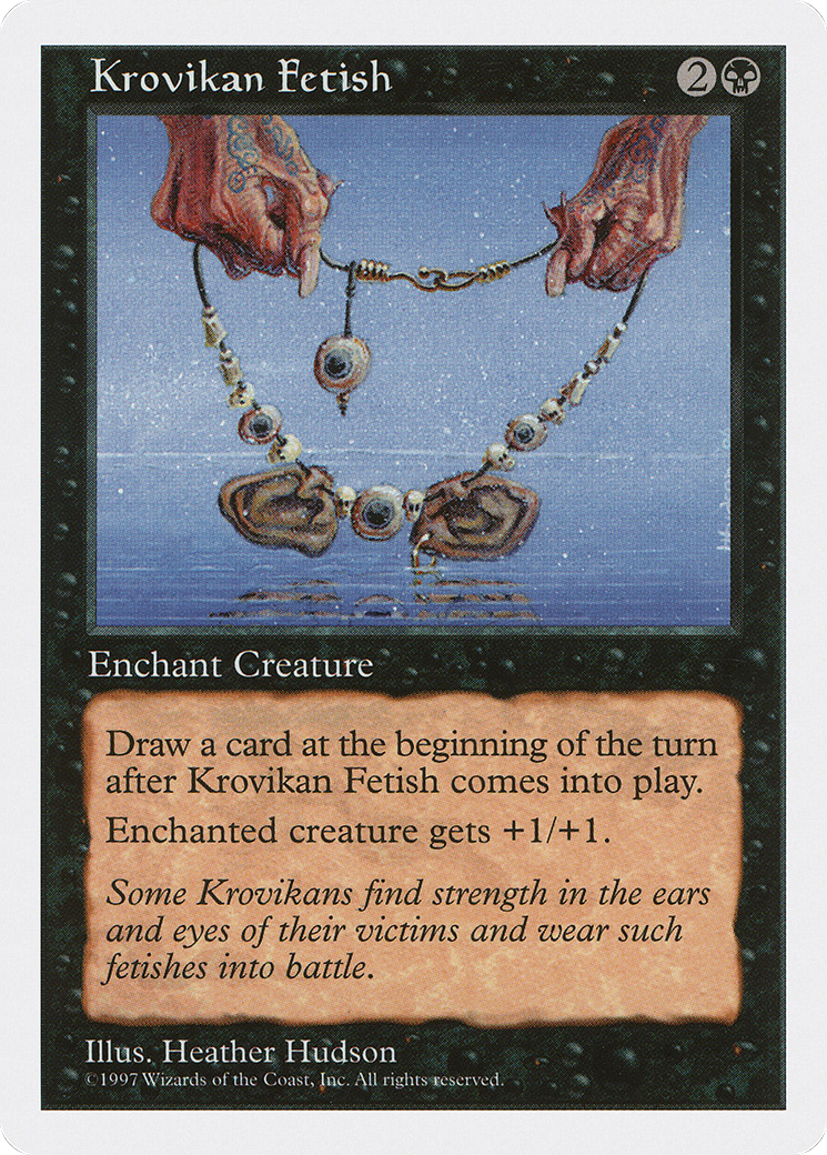 Krovikan Fetish (5ED-172) [Fifth Edition] MTG Single Wizards of the Coast