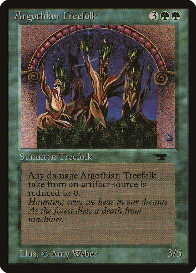 Argothian Treefolk (ATQ-030) [Oldschool] Antiquities MTG Single Wizards of the Coast