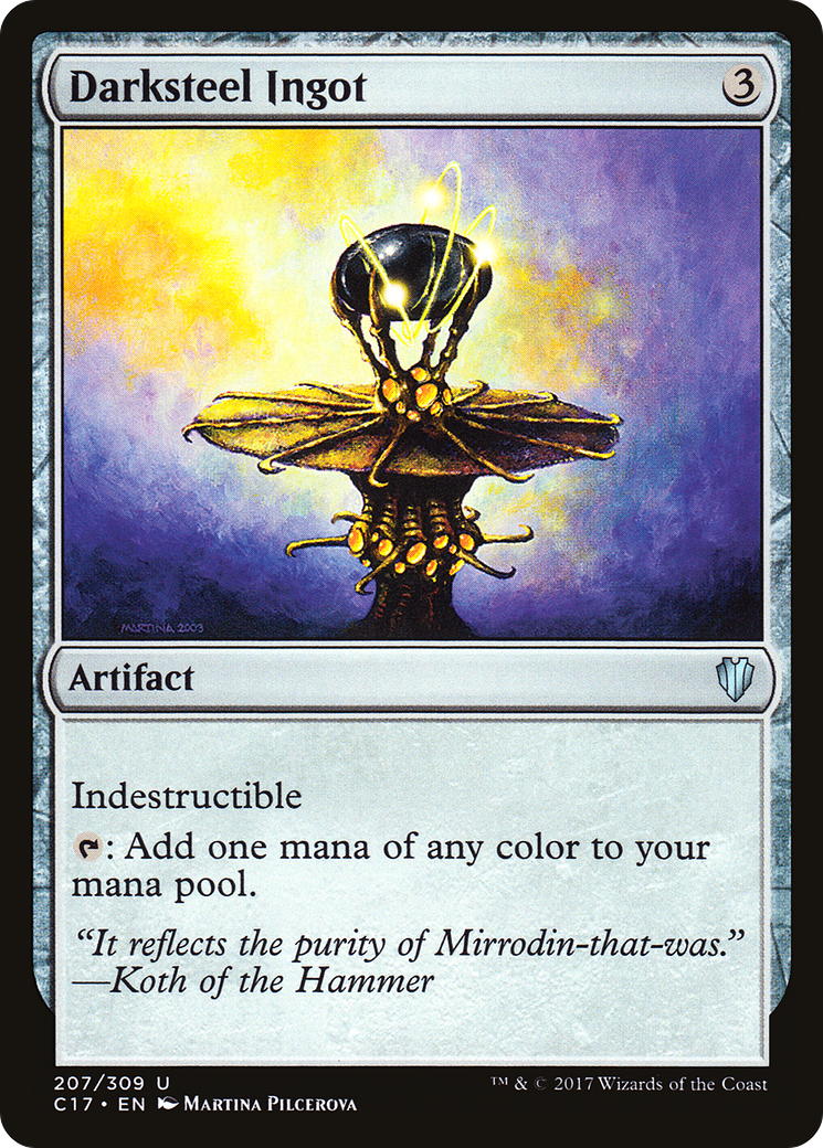 Darksteel Ingot (C17-207) [Commander 2017] MTG Single Wizards of the Coast