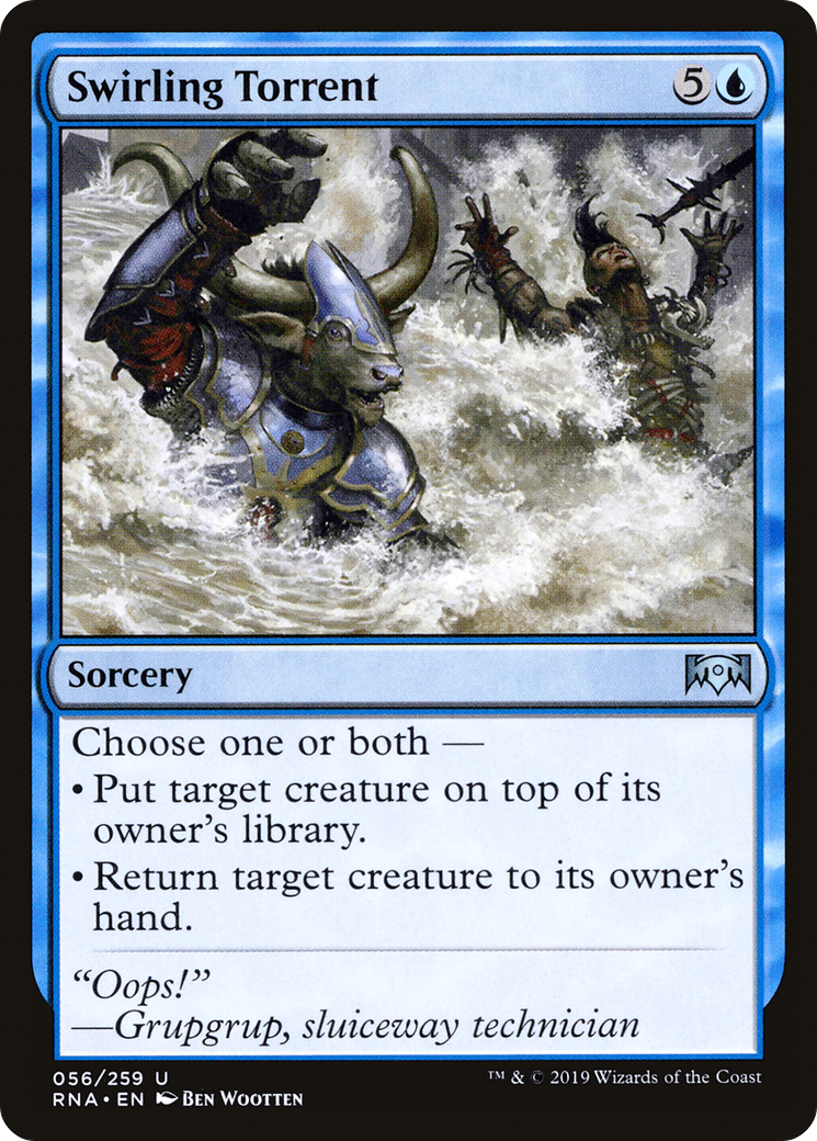 Swirling Torrent (RNA-056) [Ravnica Allegiance] MTG Single Wizards of the Coast