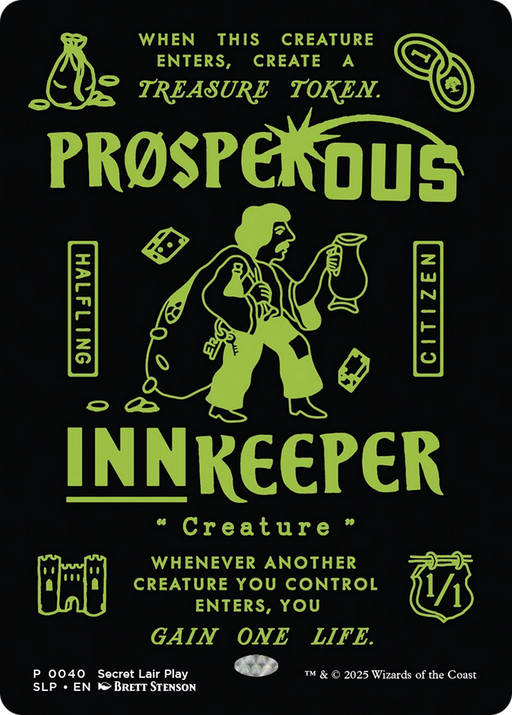 Prosperous Innkeeper (SLP-040) [Secret Lair] Showdown MTG Single Wizards of the Coast