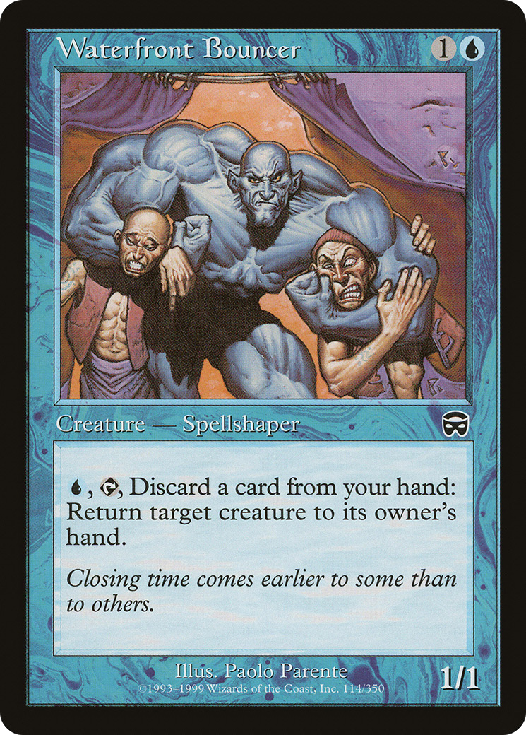 Waterfront Bouncer (MMQ-114) [Mercadian Masques] Foil MTG Single Wizards of the Coast