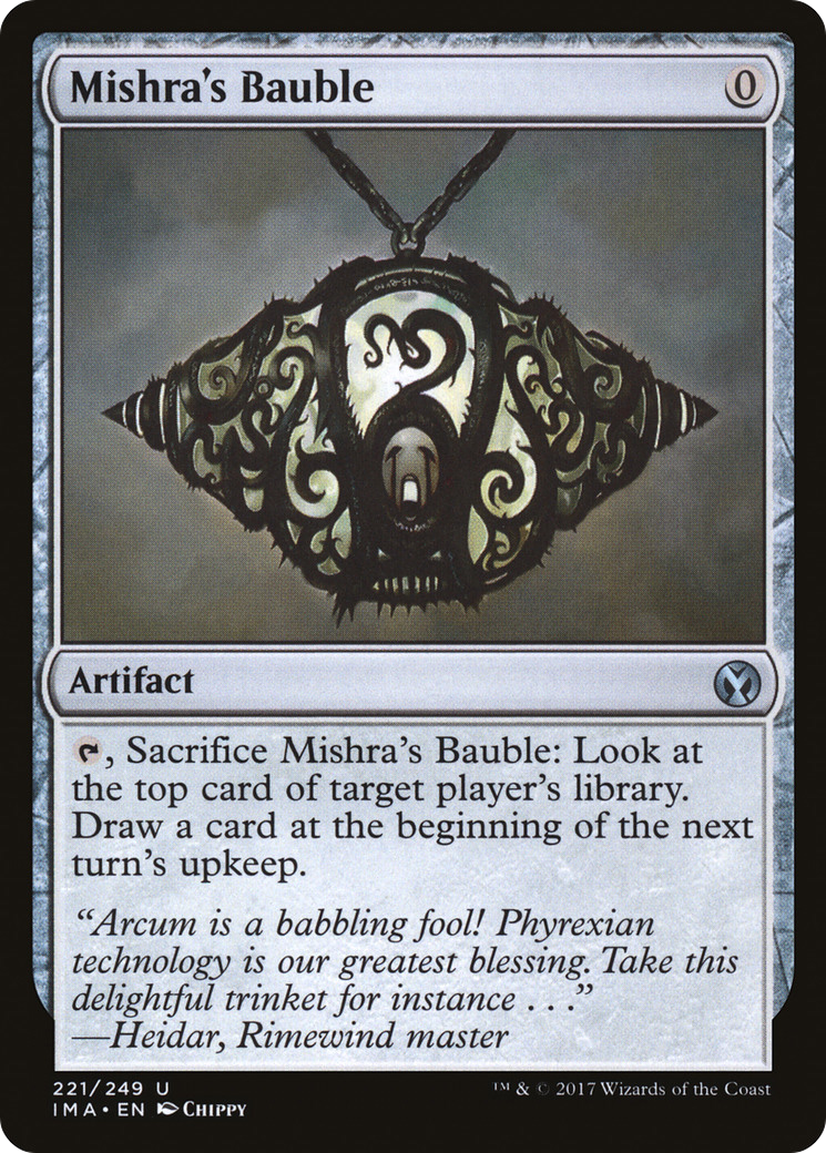 Mishra's Bauble (IMA-221) [Iconic Masters] Foil MTG Single Wizards of the Coast