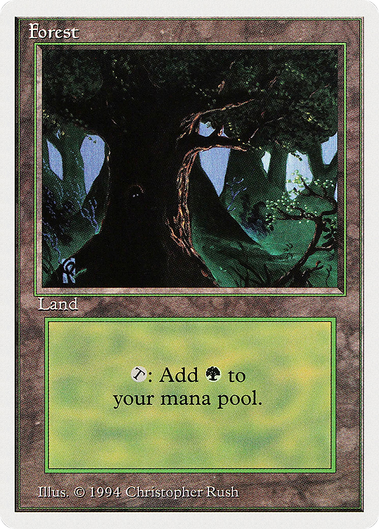 Forest (SUM-306) [Misc] Summer Magic / Edgar MTG Single Wizards of the Coast