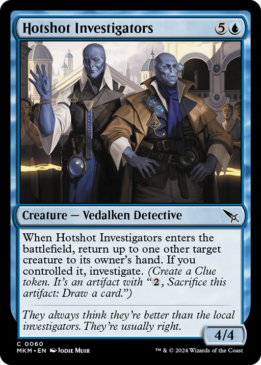 Hotshot Investigators (MKM-060) [Murders at Karlov Manor] MTG Single Murders at Karlov Manor