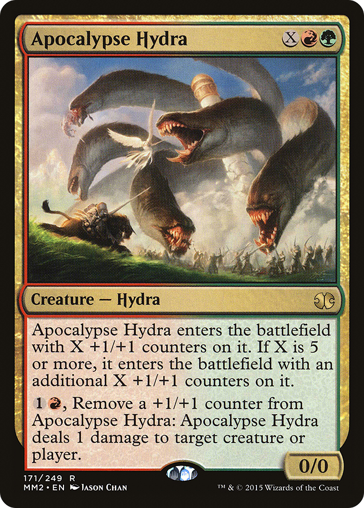 Apocalypse Hydra (MM2-171) [Modern Masters 2015] MTG Single Wizards of the Coast