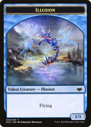 Illusion // Bear Double-Sided Token [Tokens] Modern Horizons Tokens MTG Single Magic: The Gathering