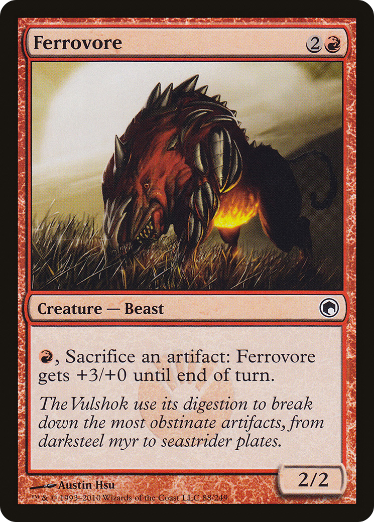Ferrovore (SOM-088) [Scars of Mirrodin] MTG Single Wizards of the Coast