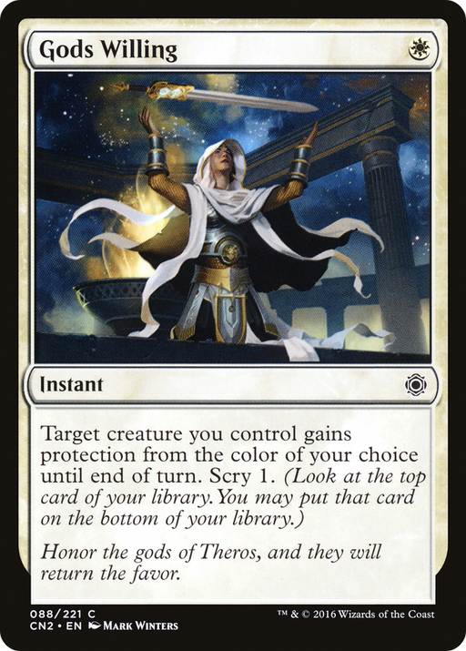 Gods Willing (CN2-088) [Conspiracy: Take the Crown] Foil MTG Single Wizards of the Coast