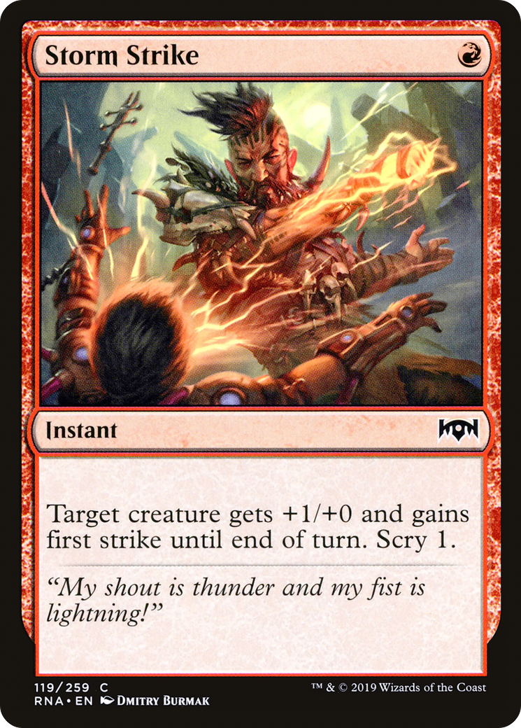 Storm Strike (RNA-119) [Ravnica Allegiance] MTG Single Wizards of the Coast