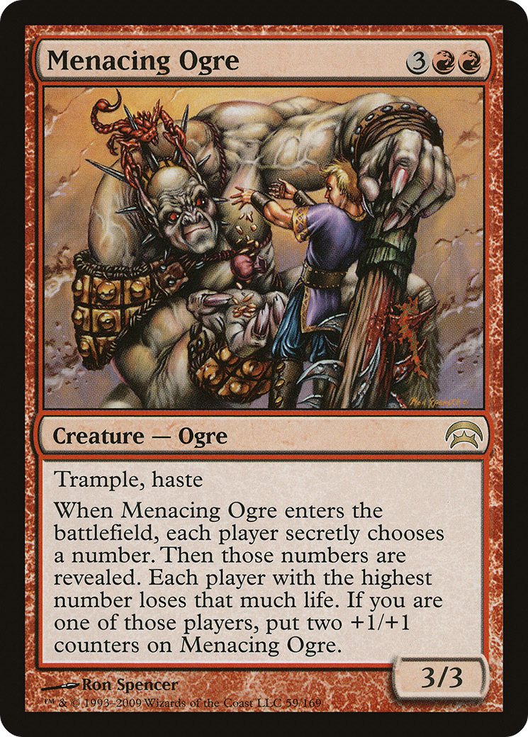 Menacing Ogre (HOP-059) [Misc] Planechase MTG Single Wizards of the Coast