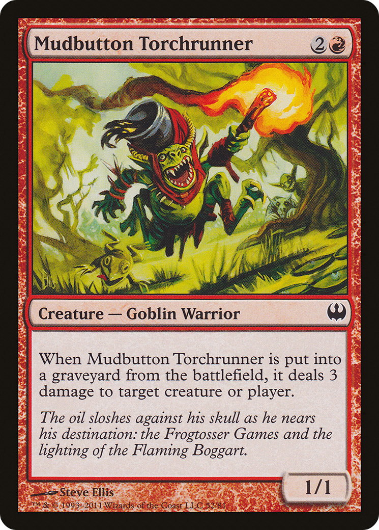 Mudbutton Torchrunner (DDG-052) [Misc] Duel Decks: Knights vs. Dragons MTG Single Wizards of the Coast