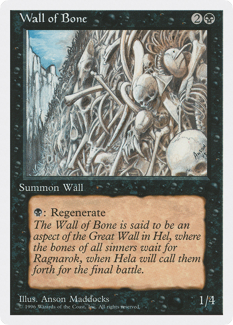 Wall of Bone (2PS-027) [Misc] Introductory Two-Player Set MTG Single Wizards of the Coast