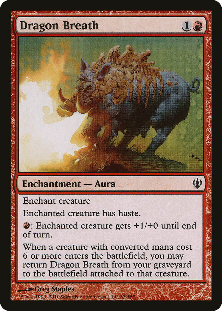Dragon Breath (ARC-033) [Misc] Archenemy MTG Single Wizards of the Coast