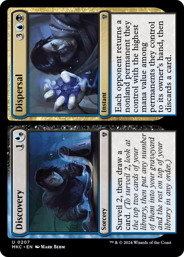 Discovery // Dispersal (MKC-207) [Murders at Karlov Manor Commander] MTG Single Wizards of the Coast