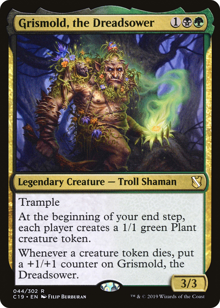 Grismold, the Dreadsower (C19-044) [Commander 2019] MTG Single Wizards of the Coast