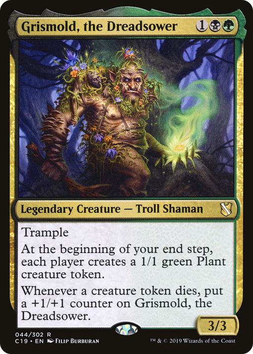 Grismold, the Dreadsower (C19-044) [Commander 2019] MTG Single Wizards of the Coast