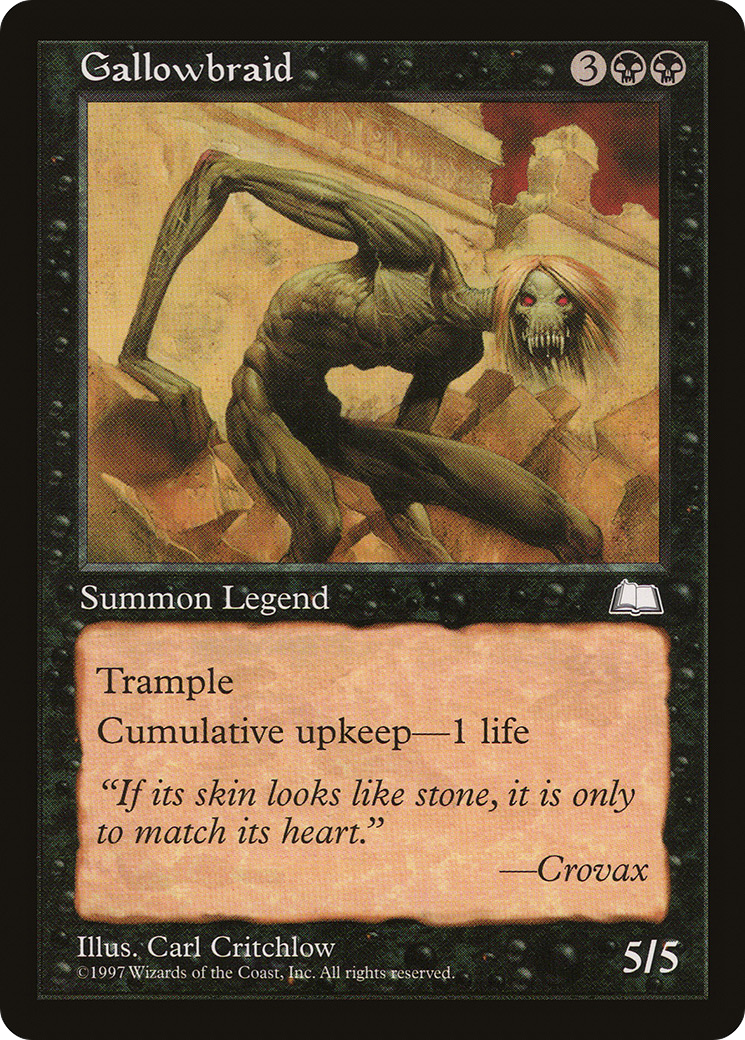 Gallowbraid (WTH-070) [Weatherlight] MTG Single Wizards of the Coast
