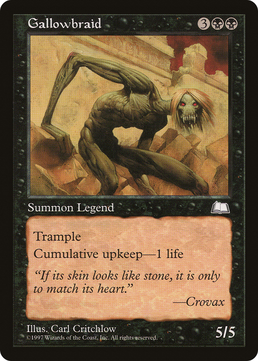 Gallowbraid (WTH-070) [Weatherlight] MTG Single Wizards of the Coast