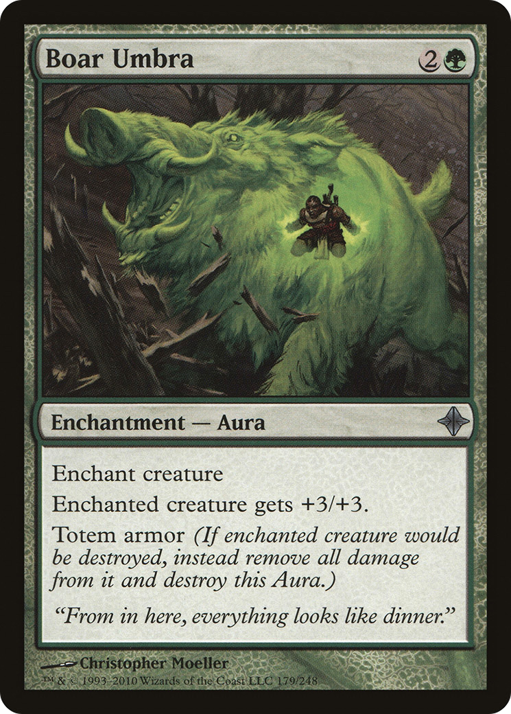 Boar Umbra (ROE-179) [Rise of the Eldrazi] MTG Single Wizards of the Coast