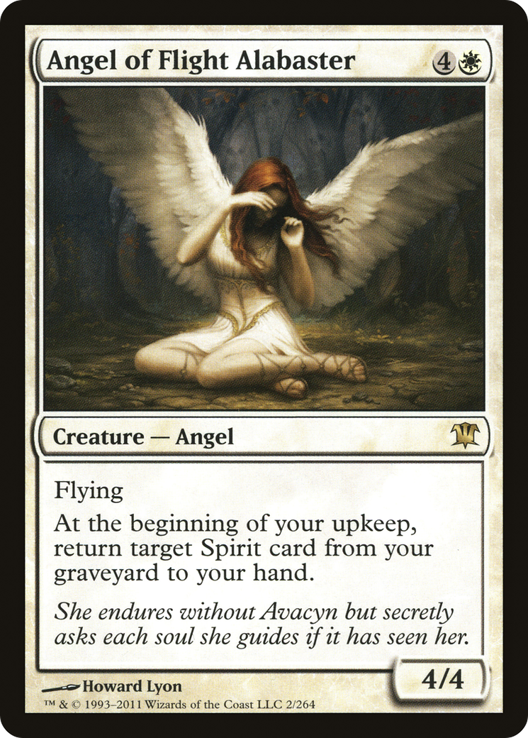 Angel of Flight Alabaster (ISD-002) [Innistrad] Foil MTG Single Wizards of the Coast