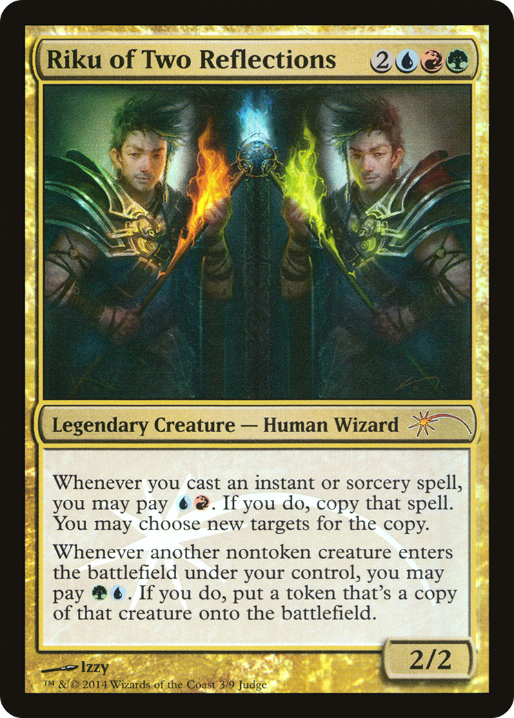 Riku of Two Reflections (JDG-003) [Misc] Judge Gift Cards 2014 Foil MTG Single Wizards of the Coast