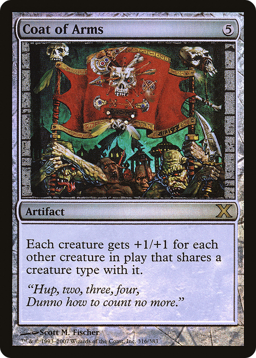 Coat of Arms (10E-316★) [Tenth Edition] Foil MTG Single Wizards of the Coast