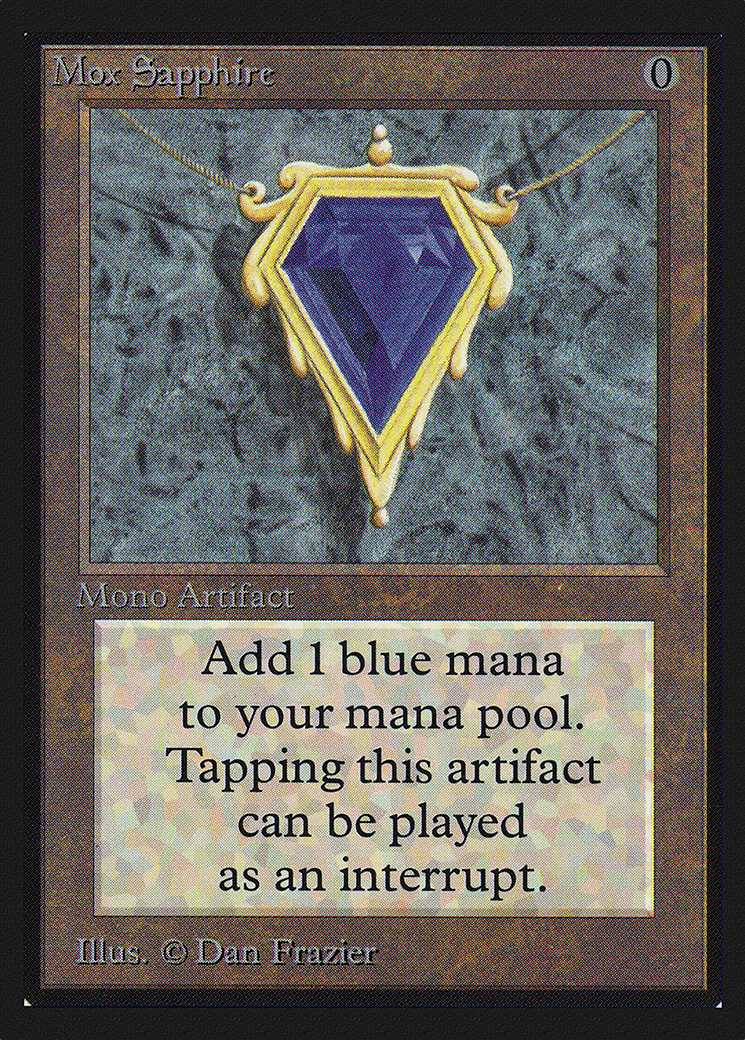 Mox Sapphire (CED-266) [Collectors' Edition] MTG Single Wizards of the Coast