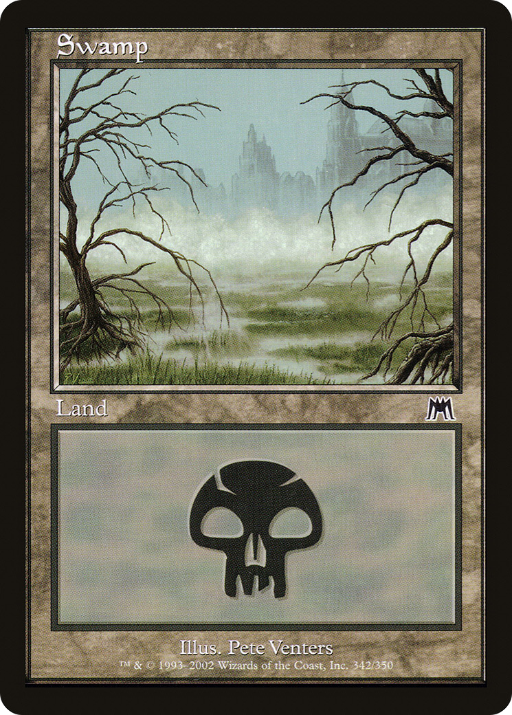 Swamp (342) (ONS-342) [Onslaught] MTG Single Wizards of the Coast