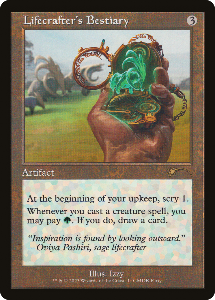 Lifecrafter's Bestiary (WPN-002) [Misc] Wizards Play Network 2023 Foil MTG Single Wizards of the Coast
