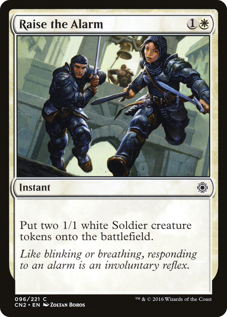 Raise the Alarm (CN2-096) [Conspiracy: Take the Crown] MTG Single Wizards of the Coast
