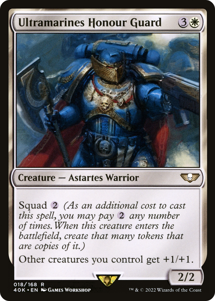 Ultramarines Honour Guard (40K-018) [Warhammer 40,000 Commander] MTG Single Wizards of the Coast