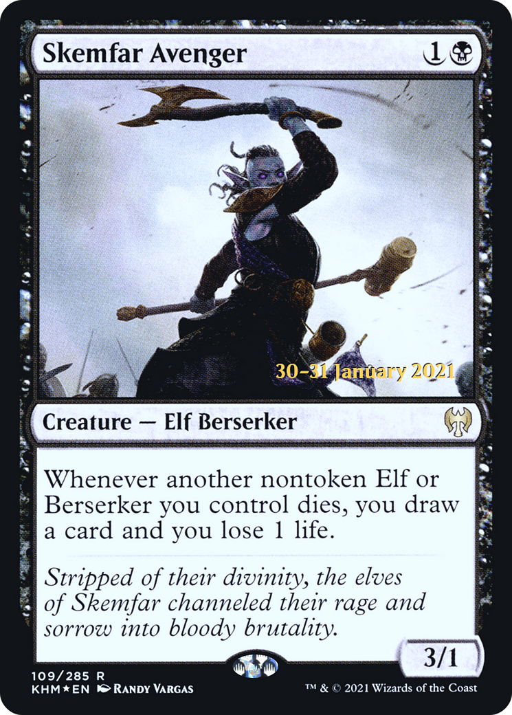 Skemfar Avenger (PRE-109) [Kaldheim Promos] Foil MTG Single Wizards of the Coast