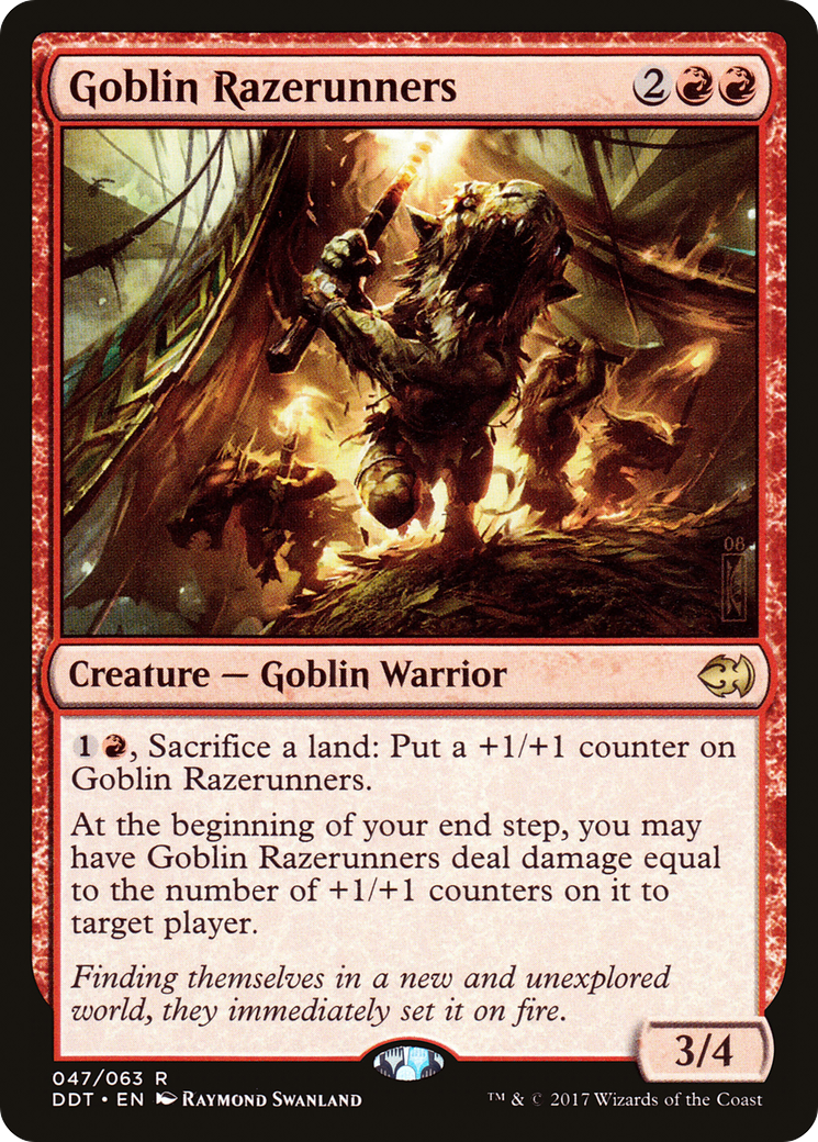 Goblin Razerunners (DDT-047) [Misc] Duel Decks: Merfolk vs. Goblins MTG Single Wizards of the Coast
