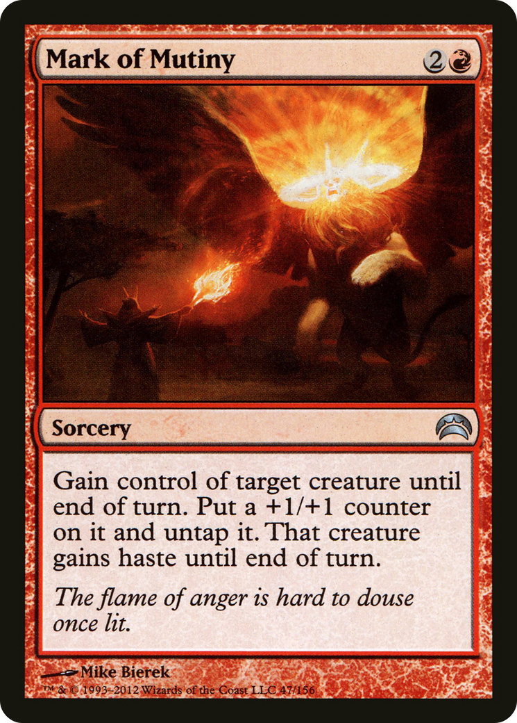 Mark of Mutiny (PC2-047) [Misc] Planechase 2012 Foil MTG Single Wizards of the Coast
