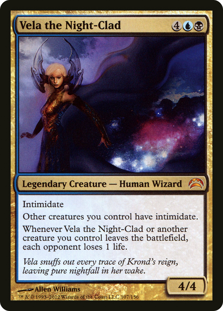 Vela the Night-Clad (PC2-107) [Misc] Planechase 2012 Foil MTG Single Wizards of the Coast