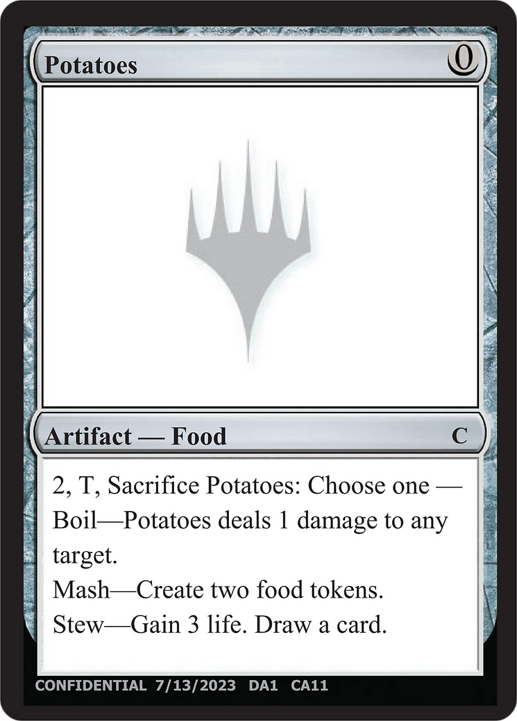 Potatoes (UNK-CAA) [Misc] Unknown Event MTG Single Wizards of the Coast