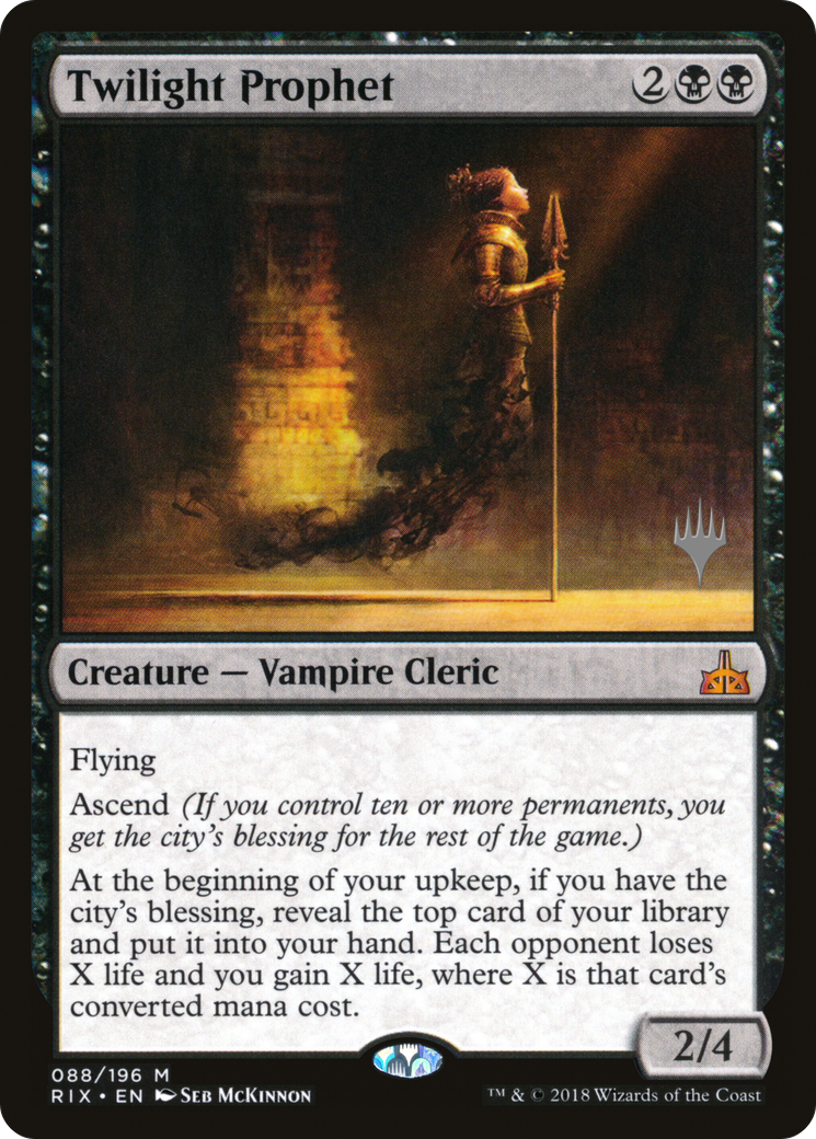 Twilight Prophet (PPIKO-088) [Rivals of Ixalan Promos] Foil MTG Single Wizards of the Coast