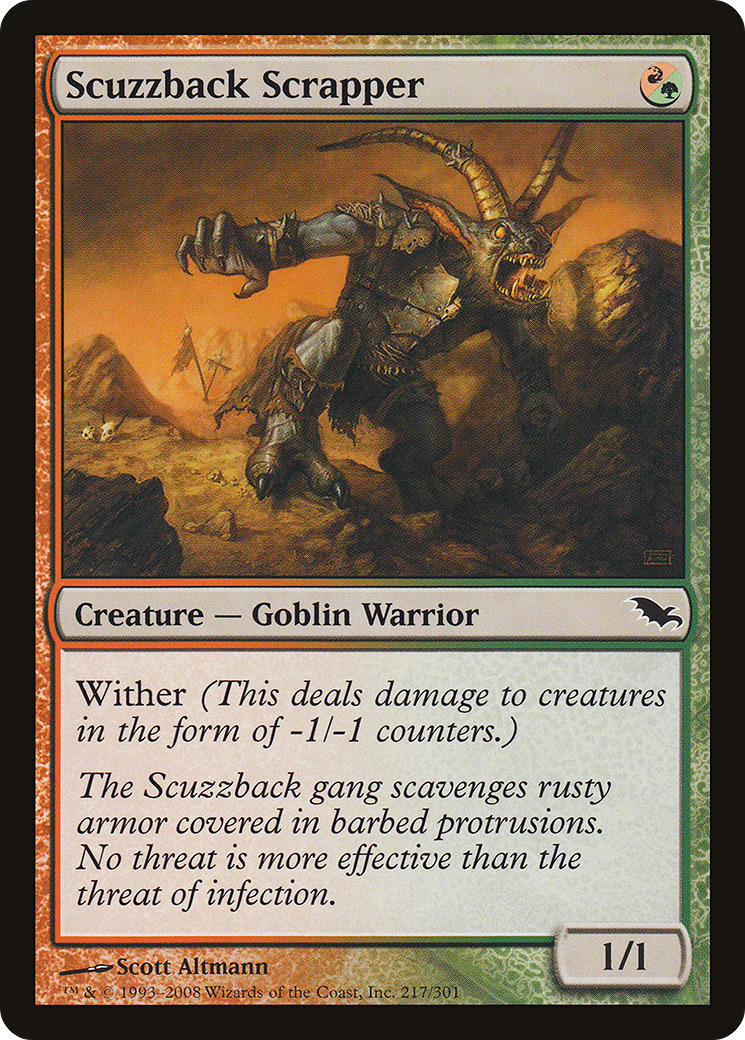 Scuzzback Scrapper (SHM-217) [Shadowmoor] MTG Single Wizards of the Coast