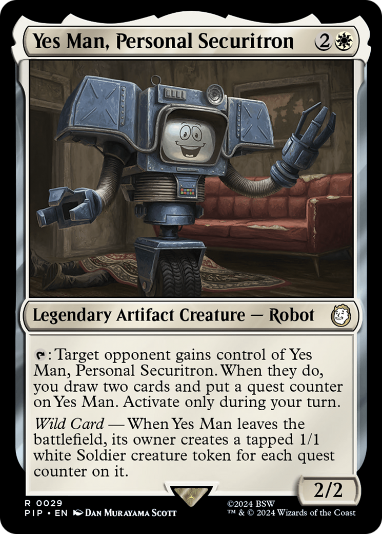 Yes Man, Personal Securitron (PIP-029) [Fallout] Foil MTG Single Wizards of the Coast