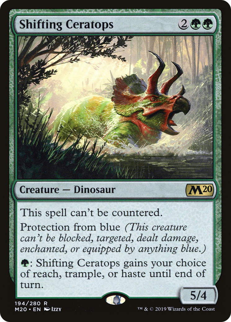 Shifting Ceratops (M20-194) [Core Set 2020] MTG Single Wizards of the Coast