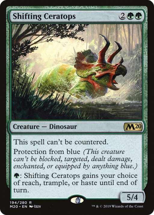 Shifting Ceratops (M20-194) [Core Set 2020] MTG Single Wizards of the Coast