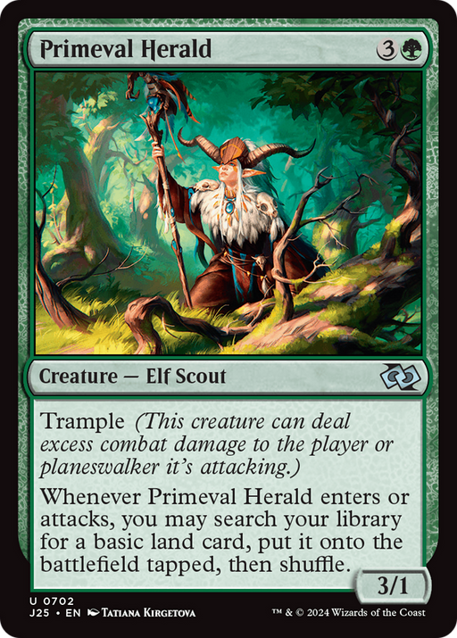 Primeval Herald (J25-702) [Foundations Jumpstart] MTG Single Wizards of the Coast