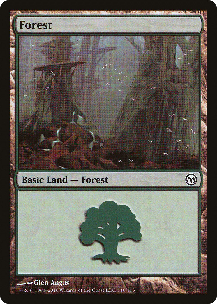 Forest (DPA-110) [Misc] Duels of the Planeswalkers MTG Single Wizards of the Coast