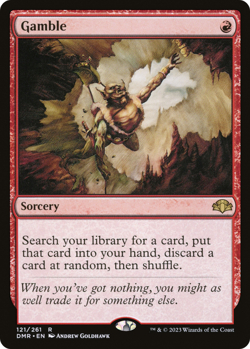 Gamble (DMR-121) [Dominaria Remastered] MTG Single Wizards of the Coast