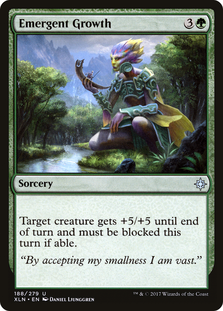 Emergent Growth (XLN-188) [Ixalan] Foil MTG Single Wizards of the Coast