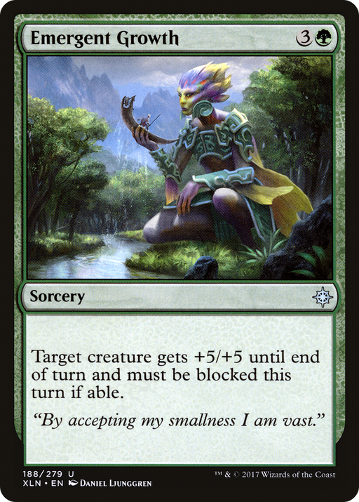 Emergent Growth (XLN-188) [Ixalan] Foil MTG Single Wizards of the Coast