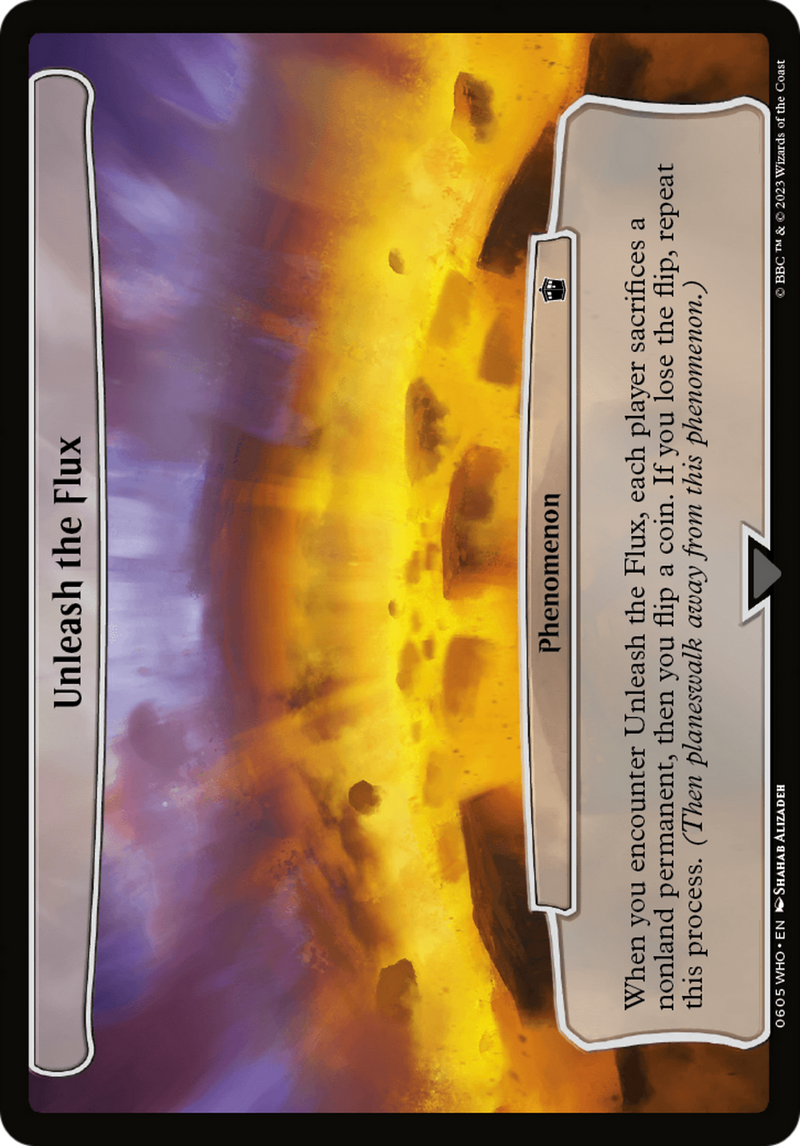 Unleash the Flux (WHO-605) [Doctor Who] MTG Single Wizards of the Coast